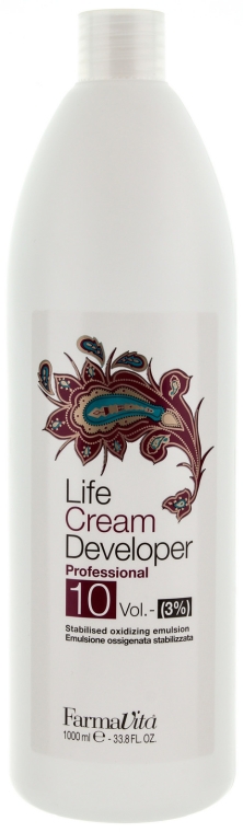 Oksydant 3% - FarmaVita Cream Developer (10 Vol) — Zdjęcie N1
