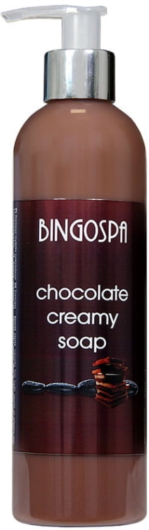 Odmładzające kremowe mydło Ciemna czekolada - BingoSpa Rejuvenating Cream Soap Dark Chocolate — Zdjęcie N1