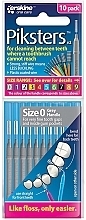 Szczoteczki międzyzębowe 0, szare, 10 sztuk - Piksters Interdental Brushes Grey Size 0 — Zdjęcie N1