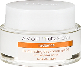 Nawilżająco-rozświetlający krem do twarzy na dzień SPF 20 - Avon Nutra Effects Radiance Illuminating Day Cream — Zdjęcie N2