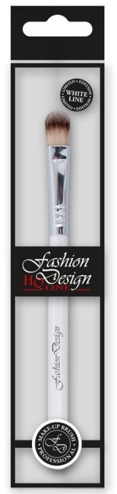 Pędzel do cieni do powiek, 37221 - Top Choice Fashion Design White Line — фото N1
