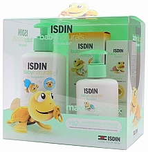 Kup Zestaw - Isdin Baby Naturals Maxi Set (b/sh/gel/400ml + b/b/lot/200ml + b/f/balm/15ml + b/b/gel/100ml)