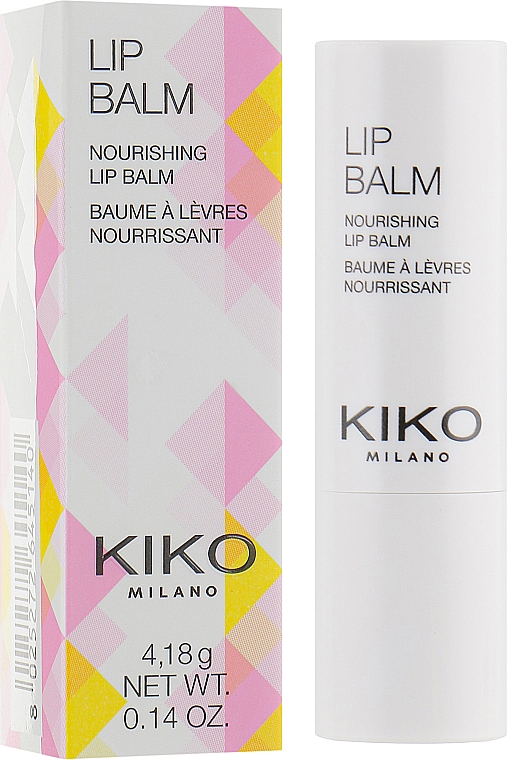 Intensywnie odżywiający balsam do ust - Kiko Milano Nourishing Lip Balm — Zdjęcie N2