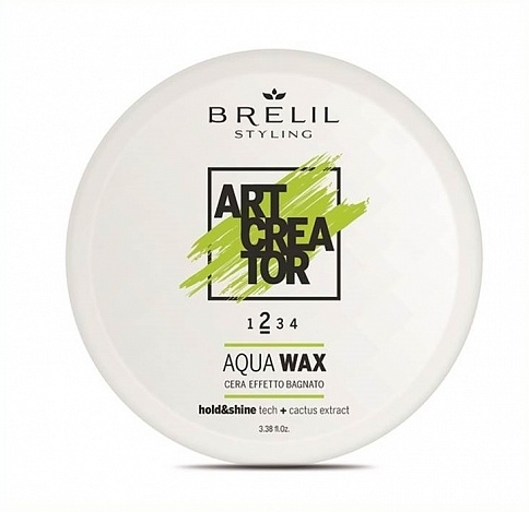 Utrwalający wosk do włosów na bazie wody - Brelil Art Creator Natural Aqua Wax — Zdjęcie N1