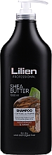 Odżywczy szampon do włosów suchych i zniszczonych - Lilien Shea Butter Shampoo — Zdjęcie N2