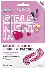 Wygładzające płatki pod oczy - Face Facts Girls Night In Smoothing Eye Patches — Zdjęcie N1
