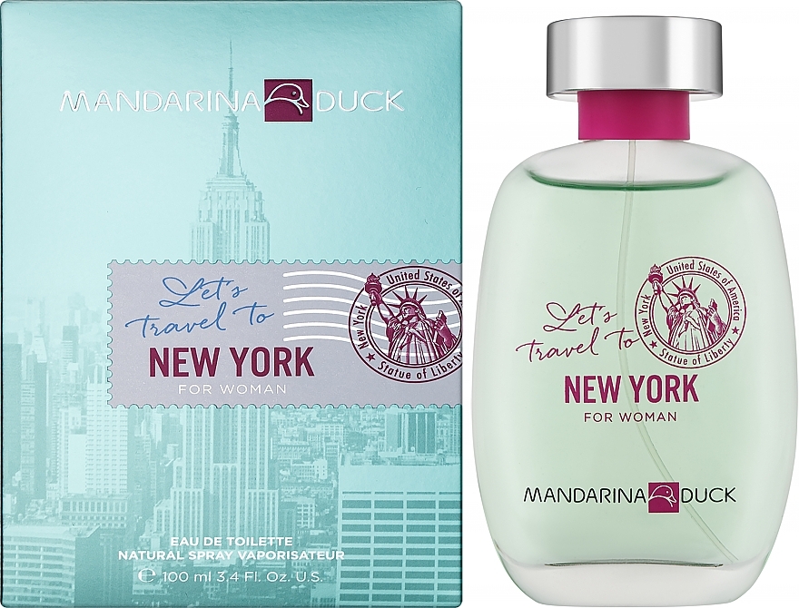 Mandarina Duck Let's Travel To New York For Woman - Woda toaletowa — Zdjęcie N2