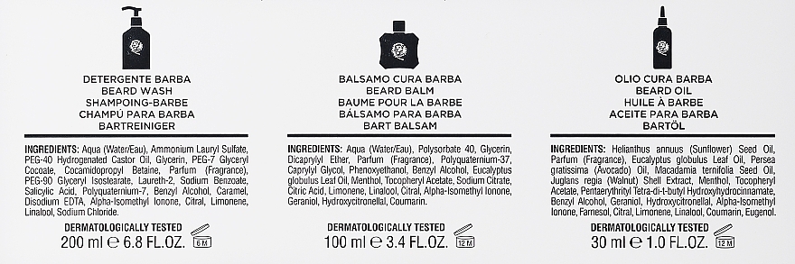 Zestaw - Proraso Azur Lime Beard Kit (balm/100ml + shmp/200ml + oil/30ml) — Zdjęcie N3