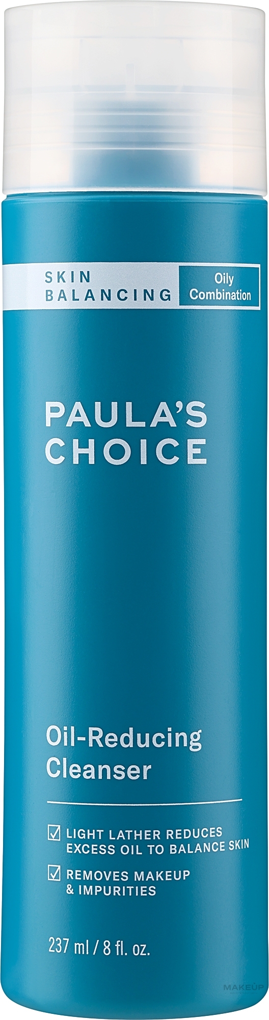 Emulsja do twarzy regulująca sebum - Paula's Choice Skin Balancing Oil Reducing Cleanser — Zdjęcie 237 ml