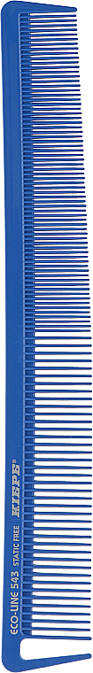 Grzebień do włosów, 543, niebieski - Kiepe Eco-Line Static Free — Zdjęcie N1