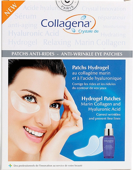 Zestaw - Collagena Paris DermaLift Anti-Wrinkle Set (eye/patch/16pcs + eye/serum/15ml) — Zdjęcie N1