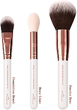 Zestaw pędzli do makijażu, 14 szt. - Luvia Cosmetics Feather White Essential Brushes Set — Zdjęcie N5