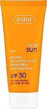 Wodoodporna fotostabilna emulsja do twarzy i ciała SPF 30 - Ziaja Sopot Sun Face & Body Emulsion SPF 30 — Zdjęcie N1