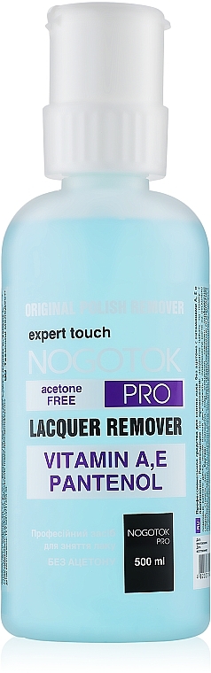 Zmywacz do paznokci bez acetonu z pompką - Nogotok Professional Remover — Zdjęcie N1