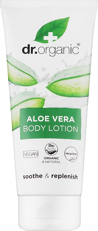 Nawilżający balsam do ciała z aloesem - Dr Organic Bioactive Skincare Aloe Vera Skin Lotion — Zdjęcie N1