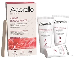 Kup Zestaw do rozjaśniania włosów na twarzy i ciele - Acorelle