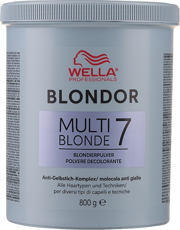 Bezpyłowy puder rozjaśniający do włosów - Wella Professionals Blondor Multi Blonde Dust-Free — Zdjęcie N3