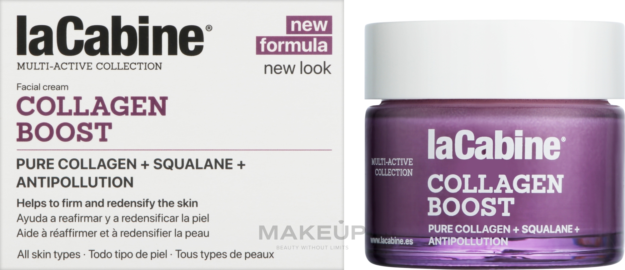 Kolagenowy krem do twarzy - La Cabine Collagen Boost Cream — Zdjęcie 50 ml