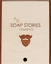 Kup Zestaw do pielęgnacji zarostu dla mężczyzn - Soap Stories(soap/140g + shmp/140g + b/oil/100g + b/wax/50g+ b/scrub/150g)