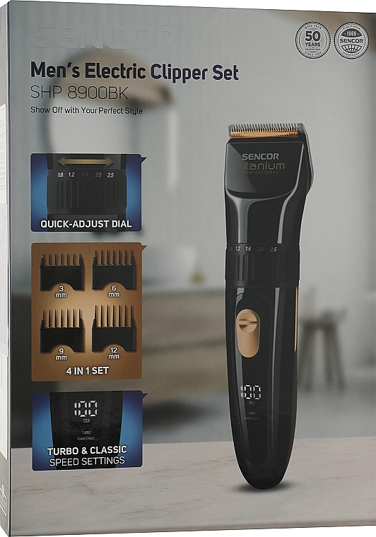 Zestaw do strzyżenia włosów SHP 8900BK - Sencor — Zdjęcie N2