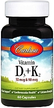 Kup Suplement diety Witamina D3 i K2 - Carlson Labs Vitamin D3 + K2