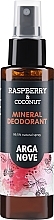Kup Naturalny dezodorant mineralny Kokos i malina - Arganove Natural Coconut & Raspberry Mineral Deodorant