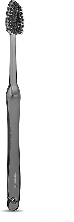 Szczoteczka do zębów, czarna - Shinyei Mizuha Wakka With Black Silica Filaments Toothbrush — Zdjęcie N2
