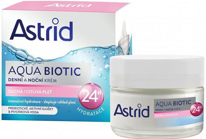 Nawilżający krem do twarzy - Astrid Aqua Biotic — Zdjęcie N1