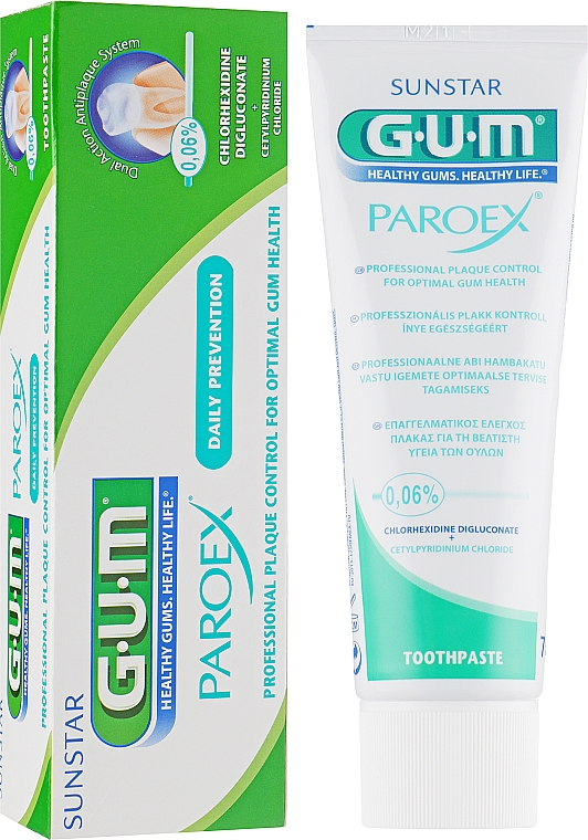 Codzienna profilaktyczna pasta do zębów - G.U.M Paroex Daily Prevention — Zdjęcie N1