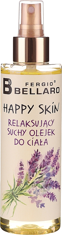 Relaksujący suchy olejek do ciała - Fergio Bellaro Happy Skin Body Oil 