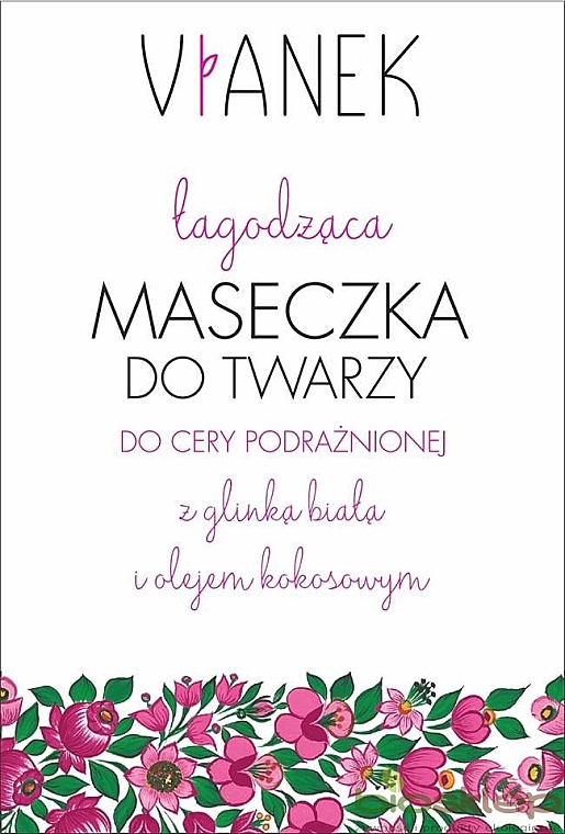 WYPRZEDAŻ Łagodząca maseczka do twarzy - Vianek Seria różowa łagodząca * — Zdjęcie N1