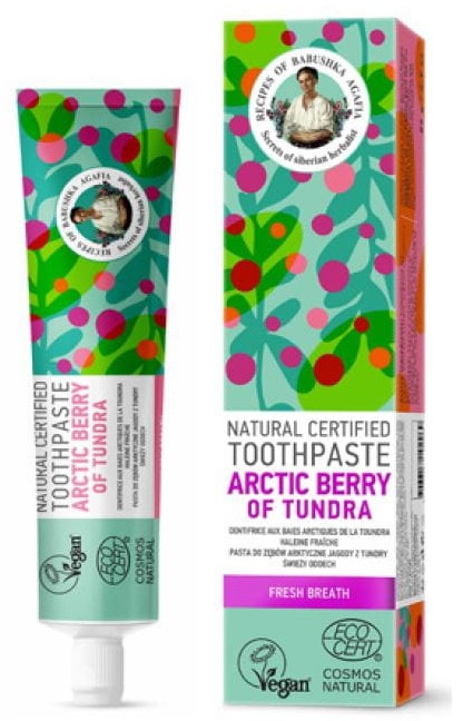 Naturalna pasta do zębów Arktyczne jagody Tundry - Receptury Babci Agafii