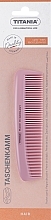 Kup Grzebień kieszonkowy 12 cm, jasnoróżowy - Titania