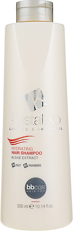 Nawilżający szampon do włosów - Bbcos Kristal Evo Hydrating Hair Shampoo — Zdjęcie N1