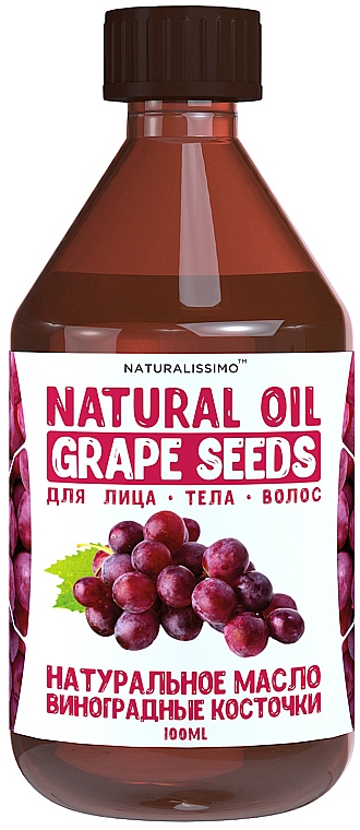 Olej z pestek winogron - Naturalissimo Raisin-seed oil
