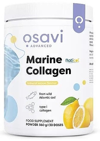 Kolagen morski o smaku cytryny - Osavi Marine Collagen Wild Cod Lemon — Zdjęcie N1