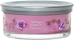 Świeca zapachowa na podstawce Wild Orchid, 5 knotów - Yankee Candle Wild Orchid Tumbler — Zdjęcie N1