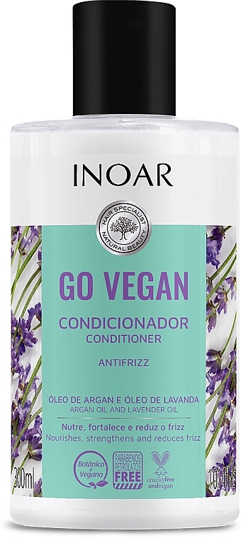 Odżywka zapobiegająca puszeniu się włosów - Inoar Go Vegan Anti Frizz Conditioner — Zdjęcie N1