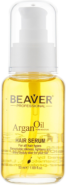 Odżywcze serum rewitalizujące z olejem arganowym - Beaver Professional Argan Oil Hair Serum — Zdjęcie N2