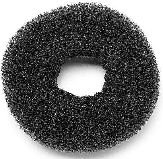 Donut do włosów okrągły 10211, 120 mm, czarny - Kiepe — Zdjęcie N1