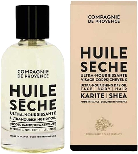 Ultraodżywczy suchy olej do twarzy, ciała i włosów - Compagnie De Provence Shea Absolute Ultra-Nourishing Dry Oil — Zdjęcie N1