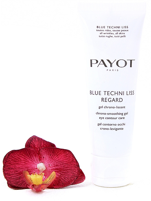 Wygładzający krem-żel do skóry wokół oczu - Payot Blue Techni Liss Regard Chrono-Smoothing Gel — Zdjęcie N2
