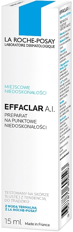 PRZECENA! Korektor w kremie do walki z niedoskonałościami - La Roche-Posay Effaclar A.I. Targeted Imperfection Corrector * — Zdjęcie N3