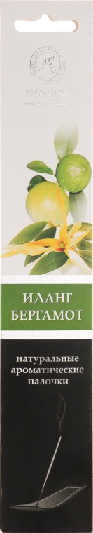 Patyczki zapachowe Ylang-ylang i bergamotka - Aromatika — Zdjęcie N1