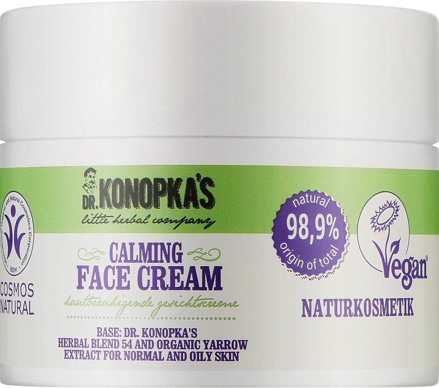 Kojący krem do twarzy - Dr. Konopka's Calming Face Cream