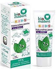 Kup Naturalna pasta do zębów dla dzieci od 3 roku życia Mięta - Bio Madent Kids