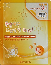 Maska w płachcie z koenzymem Q10 - 3W Clinic Fresh Coenzyme Q10 Mask Sheet — Zdjęcie N3