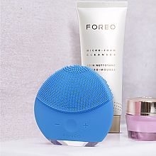 Szczotka soniczna do oczyszczania i masażu twarzy - Foreo Luna Mini 2 Aquamarine Facial Cleansing Brush — Zdjęcie N5
