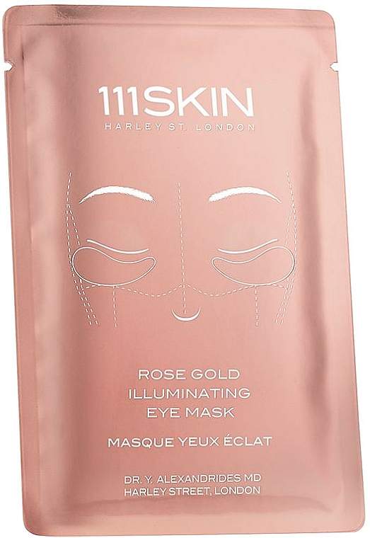 Maska do skóry wokół oczu - 111SKIN Rose Gold Illuminating Eye Mask — Zdjęcie N1