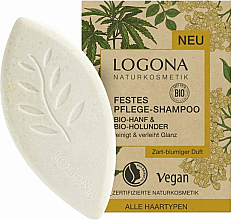 Kup Szampon do włosów w kostce nadający blasku przyspieszający wzrost Konopie i czarny bez - Logona Bio Shampoo